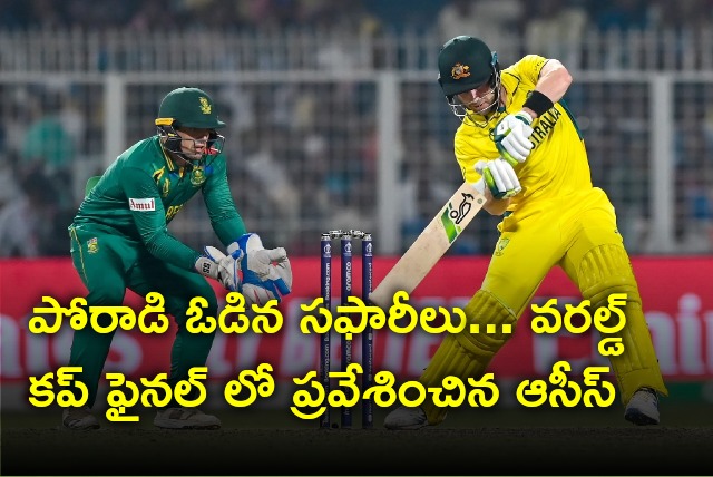 Australia reach world cup finals by beating South Africa in semis