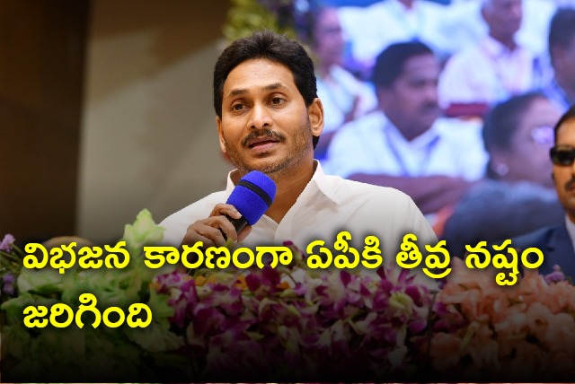 CM Jagan talks about bifurcation issues