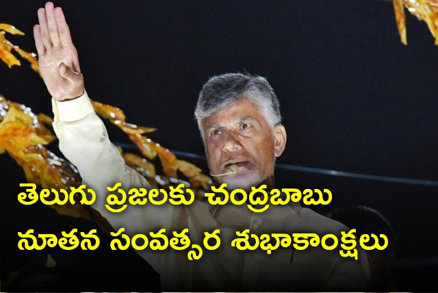 Chandrababu wishes Telugu people on the eve of New Year