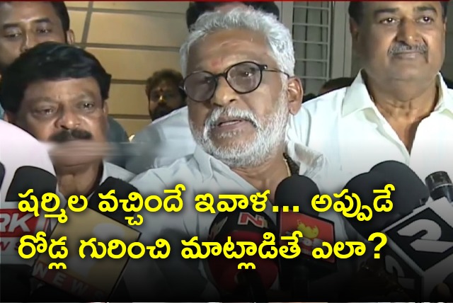 YV Subbareddy counters Sharmila comments on AP roads
