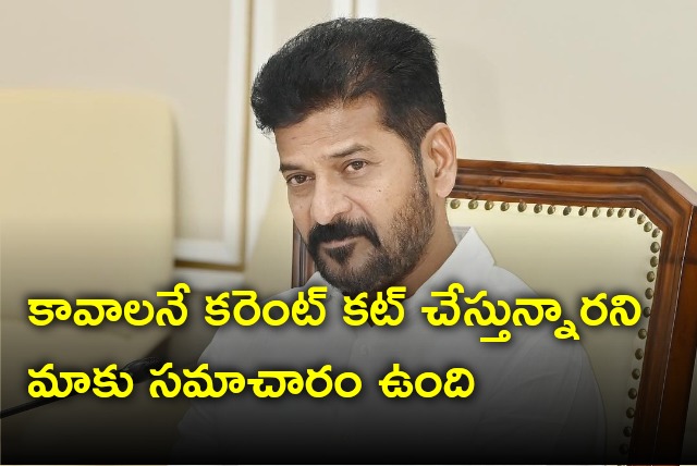 CM Revanth Reddy reviews on Electricity dept