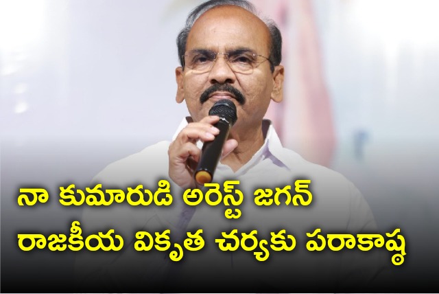 Prathipati Pullarao reacts on his son Sarath arrest