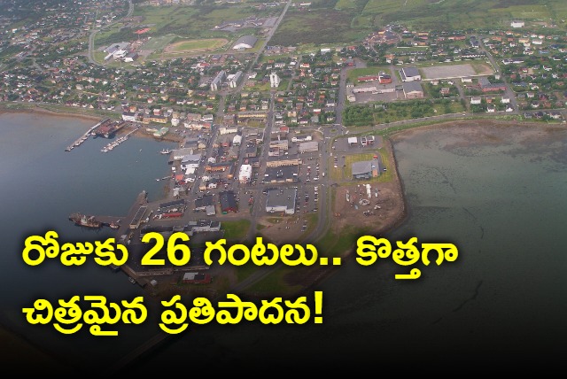 To increase the day to 26 hours A pictorial proposal in Norway