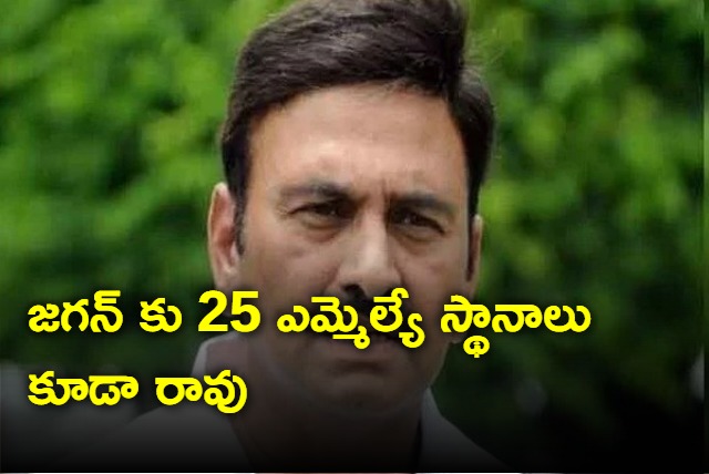 Jagan will not get even 25 seats says Raghu Rama Krishna Raju