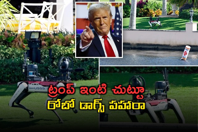 Trump Adds Robot Dogs To Security Detail Amid Iranian Assassination Plot