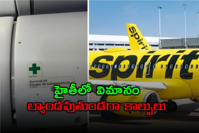 A plane was hit by gunfire en route to the capital of Haiti