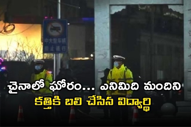 8 killed 17 injured as 21 year old student goes on stabbing spree in china