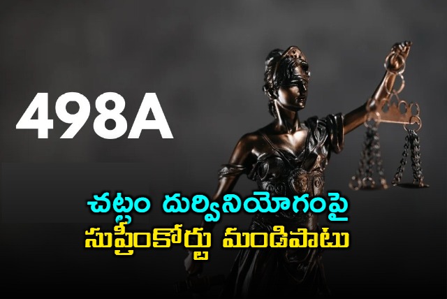 Cruelty law being misused for personal vendetta against husband says Supreme Court