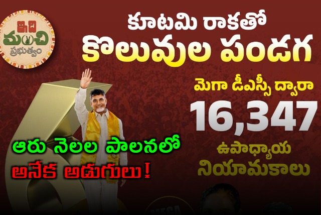 AP CM Chandrababu Tweets About His Govt 6 Month Rule