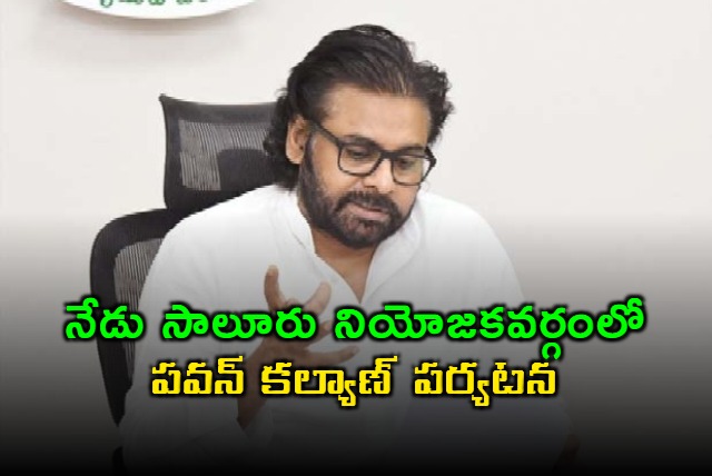 Deputy cm pawan kalyan to visit saluru constituency Today