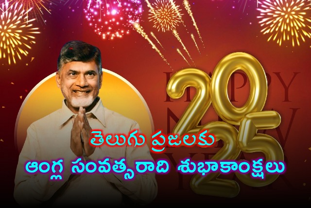 AP CM Chandrababu wishes Telugu people happy new year 2025