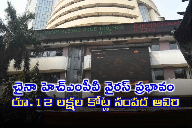 Investors Lose Rs 12 Lakh Crore As Sensex Slumps Over 1200 Points