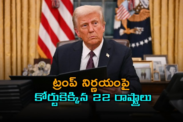 22 US States Sue Over Trump Bid To End Birthright Citizenship