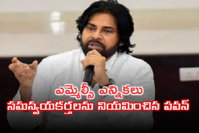 Pawan Kalyan appoints incharges for Parliament constituencies