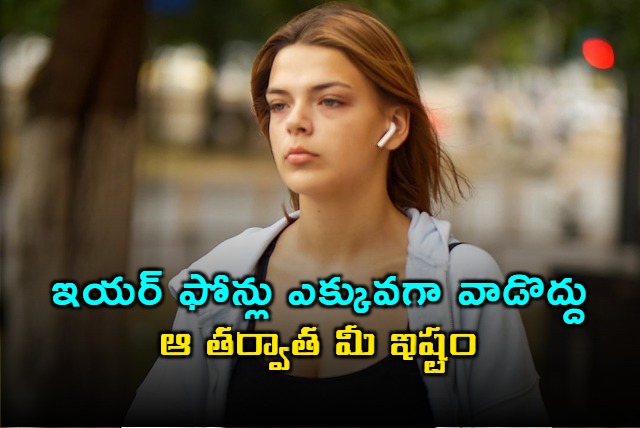 Using headphones or earbuds at high volumes for long periods can damage hearing