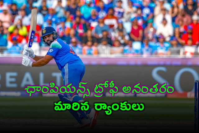 Rohit Sharma climbes to 3rd spot in ICC ODI Batting Rankings