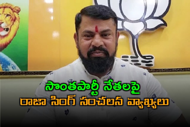 BJP Mla Raja Singh Sensational Comments On His Own Party Leaders