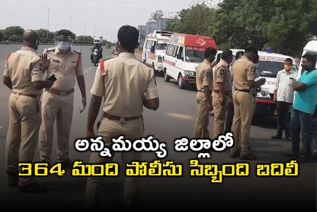 Major Police Reshuffle in Andhra Pradeshs Annamayya District