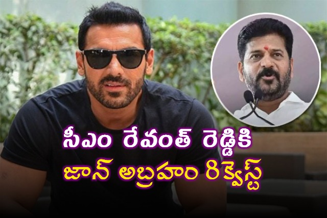 John Abraham Requests Telangana CM Revanth Reddy to Halt Kancha Gachibowli Deforestation
