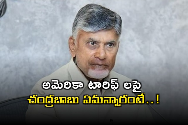 Chandrababu Naidus Response to US Tariffs