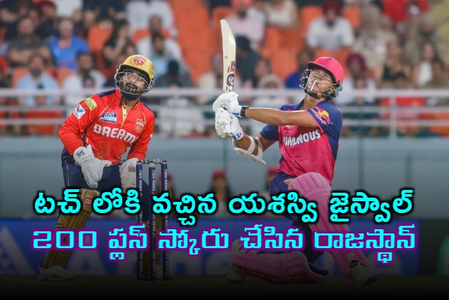 Yashasvi Jaiswals Return to Form Fuels Rajasthan Royals 200 Score
