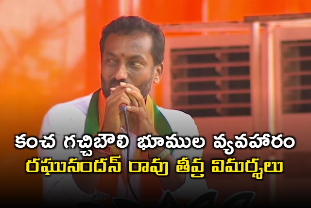 Raghunandan Rao Slams KTR Harish Rao over Gachibowli Land Issue