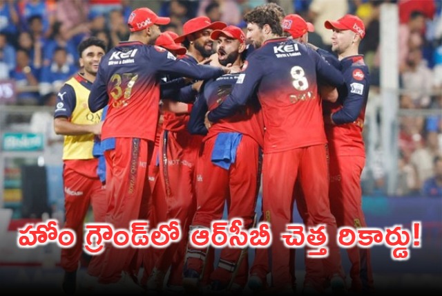 RCB Creates Unwanted Record at Chinnaswamy Stadium