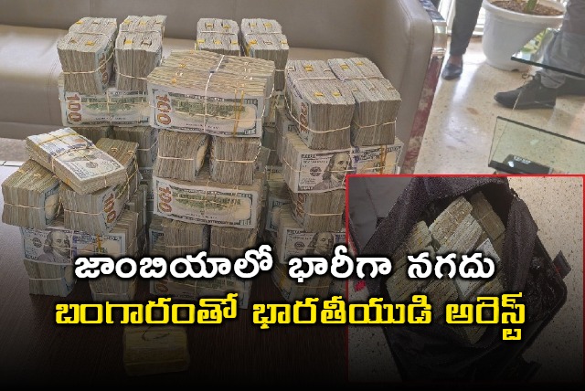 Indian Citizen Arrested in Zambia with Millions in Cash and Gold