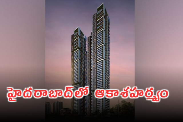 Hyderabads Tallest Building 57 Story Sas Crown