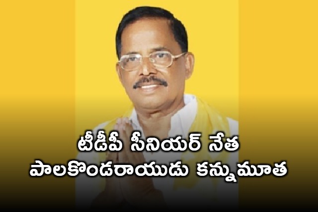 Former TDP MP Palakonda Rayudu Passes Away