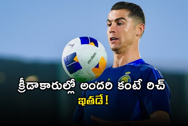 Cristiano Ronaldo Worlds Richest Athlete 2025