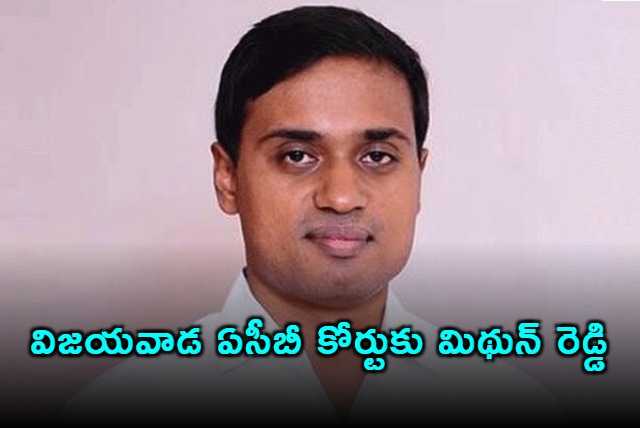 YSRCP MP Mithun Reddy Presented in ACB Court Vijayawada