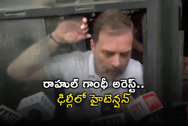 Rahul Gandhi Detained During March to Election Commission