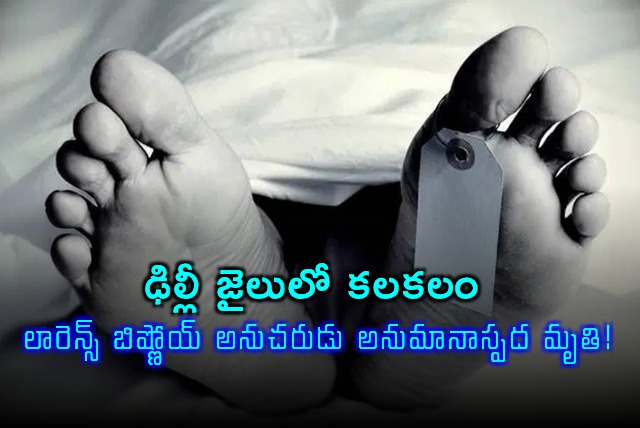 Delhi Jail Lawrence Bishnoi Aide Salman Tyagi Found Dead