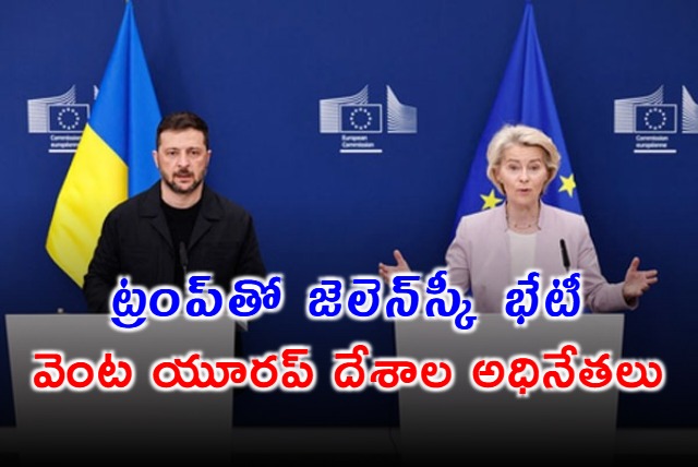 European leaders Zelensky to meet Trump in Washington