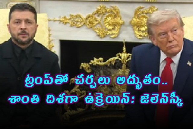 Zelensky says he had a very good conversation with Trump