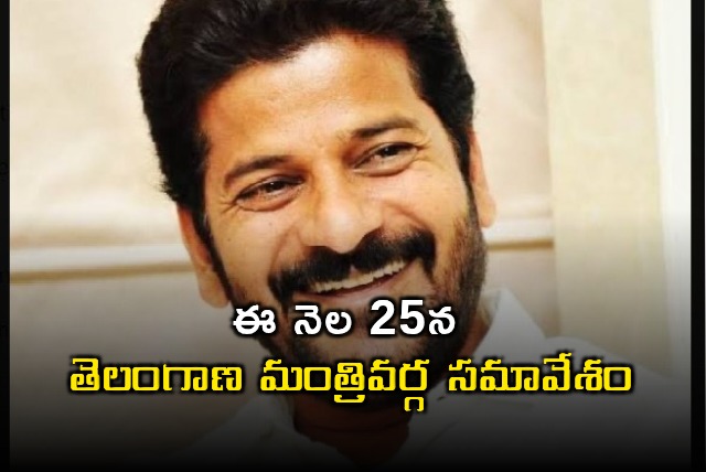 Telangana Cabinet Meeting on 25th to Decide on Local Body Elections