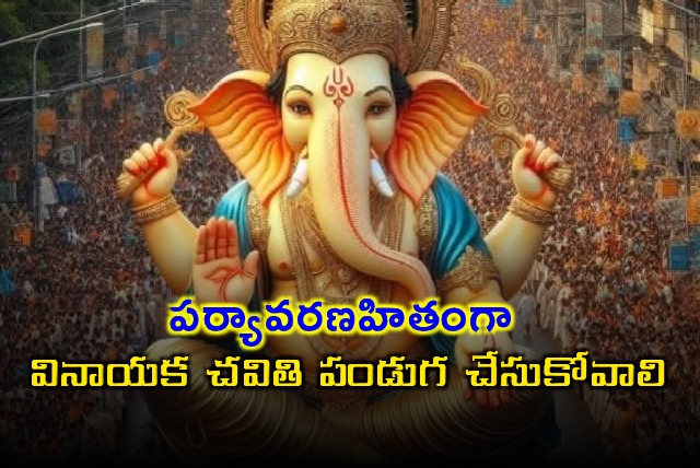 Gadwal Vijayalakshmi calls for eco friendly Vinayaka Chavithi celebrations