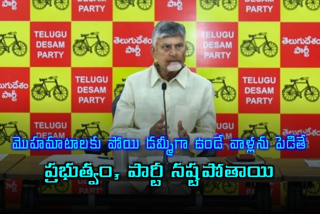 Chandrababu Naidu Warns Against Weak Leaders in Parliament Committees
