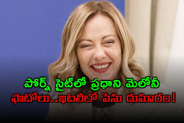 Giorgia Meloni Photos on Porn Site Cause Uproar in Italy