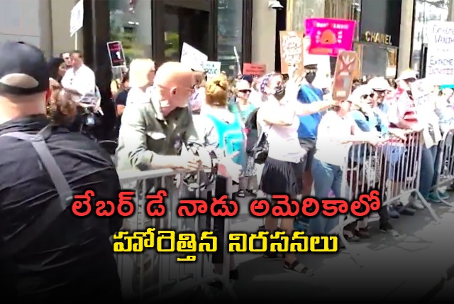 Donald Trump Faced Labor Day Protests Across America