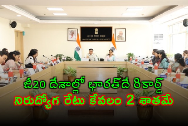 Mansukh Mandaviya says India has record low unemployment in G20