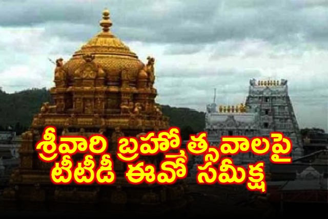 Anil Kumar Singhal Reviews Srivari Brahmotsavam Arrangements