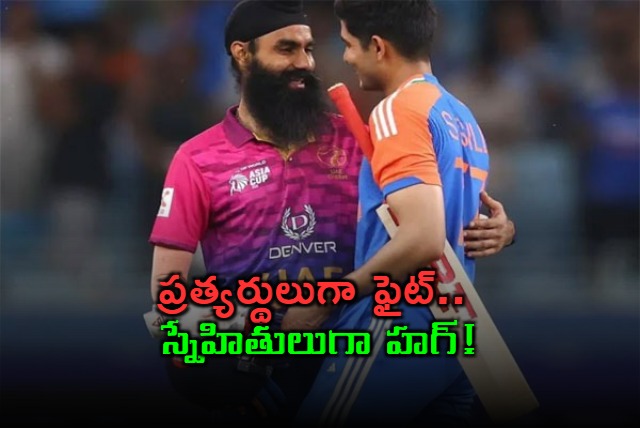 Shubman Gill reunites with childhood friend Simranjeet Singh in Asia Cup