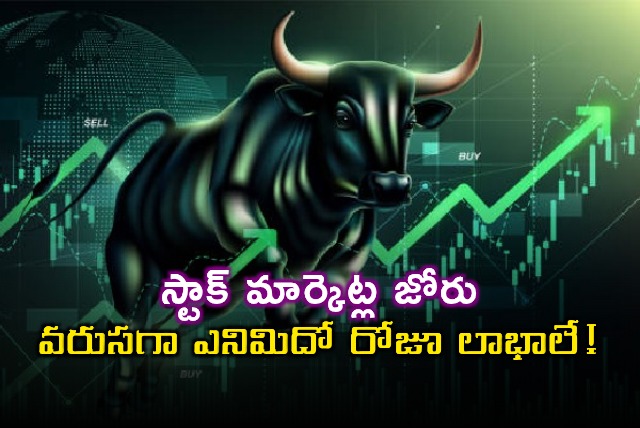 Stock Markets Surge Eighth Consecutive Day of Gains