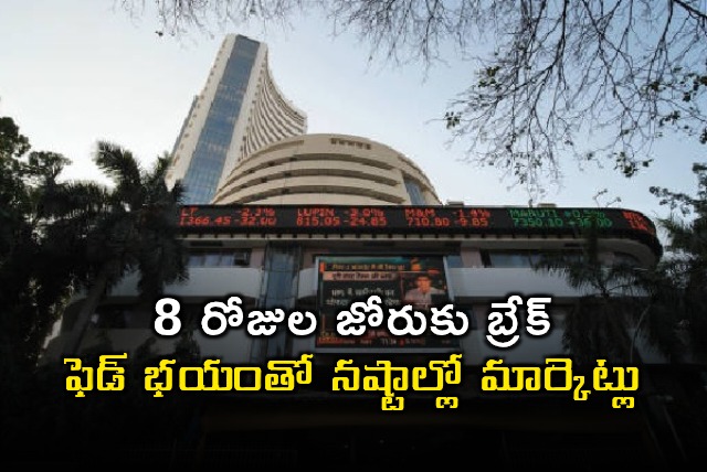 Stock Markets Eight Day Rally Ends Amidst Fed Concerns