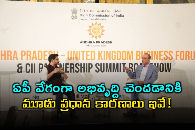 Nara Lokesh Highlights Key Factors for AP Development in London