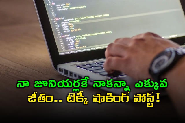 Salary Disparity in IT Company Employee Shares Experience