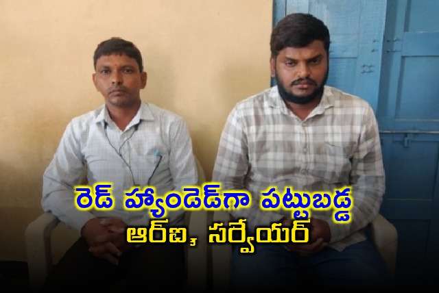 Telangana Revenue Officials Caught Taking Bribe in Wanaparthy