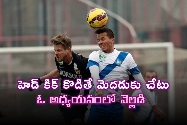 Football Head Kicks Harm Brain Study Reveals